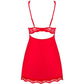OBSESSIVE - LUVAE BABYDOLL &amp; TANGA RED S/M
