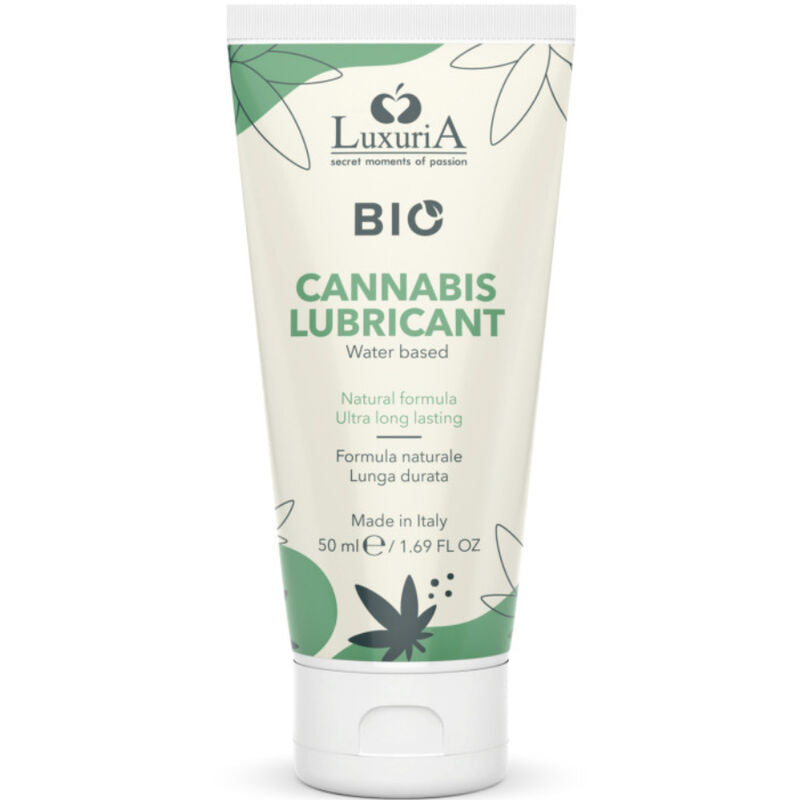 INTIMATELINE — LUXURIA BIO CANNABIS LUBRIKANTS UZ ŪDENS BĀZES LUBRIKANTS 50 ml