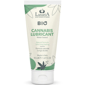 INTIMATELINE — LUXURIA BIO CANNABIS LUBRIKANTS UZ ŪDENS BĀZES LUBRIKANTS 50 ml