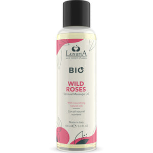 INTIMATELINE LUXURIA - BIO WILD ROSE MASĀŽAS EĻĻA 100 ml