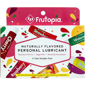 ID FRUTOPIA - ASSORTED LUBRICANT 5 PACK 12 ML ID FRUTOPIA