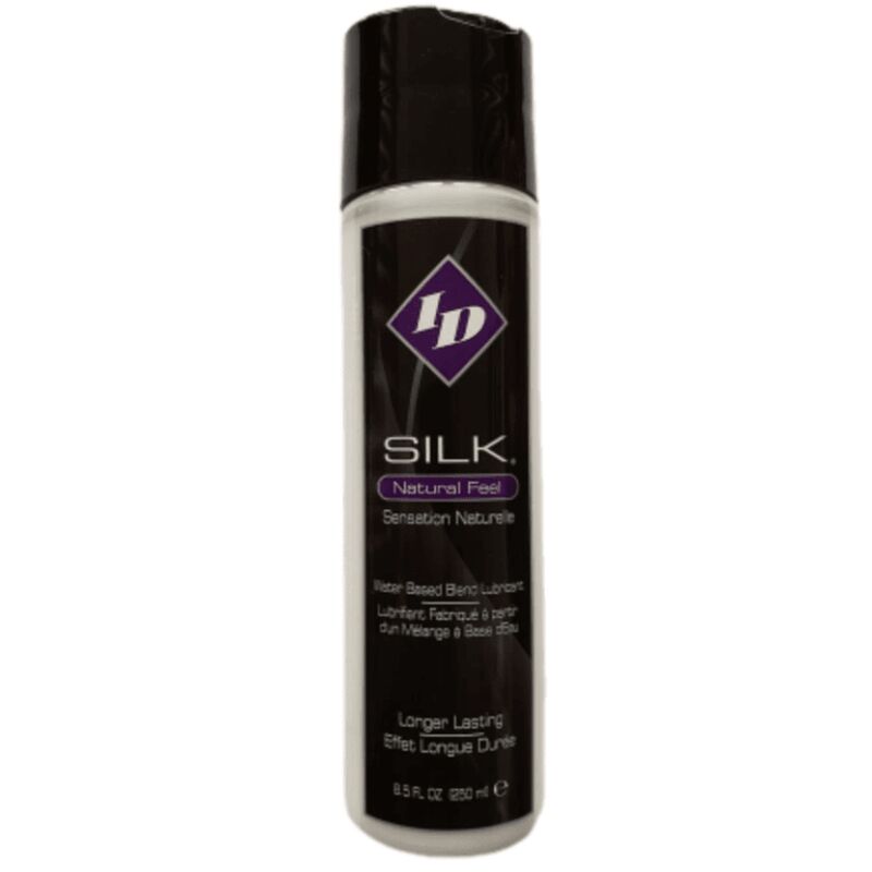 ID SILK - FEEL NATURAL ŪDENS UN SILIKONA BĀZES LUBRIKANTS 250 ml