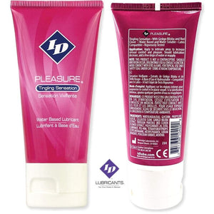 ID PREASURE — ŪDENS BĀZES LUBRIKANTS TINGING SENSATION TRAVEL TUBE 60 ml
