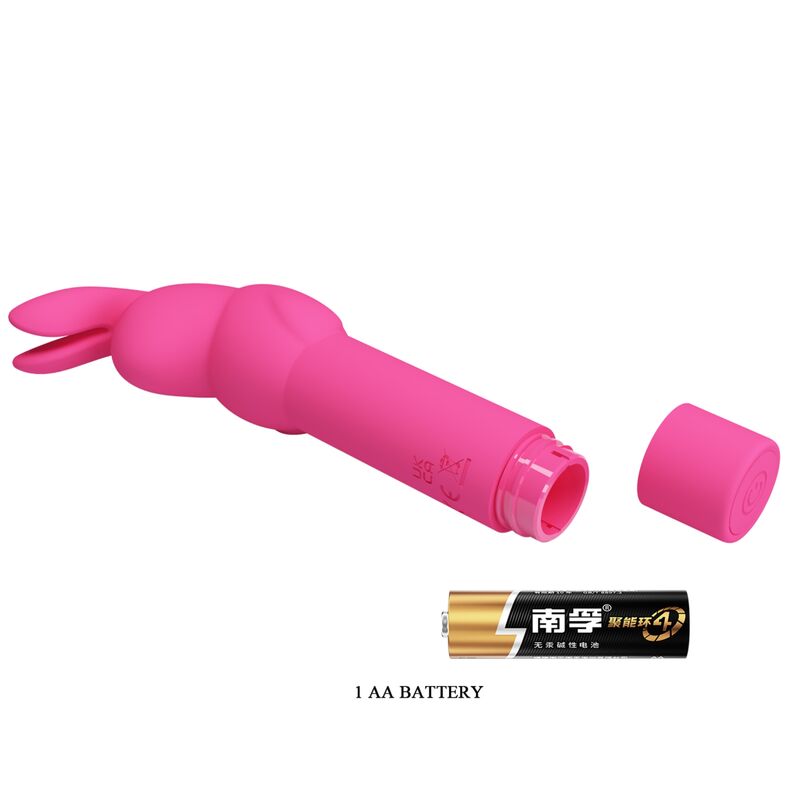 PRETTY LOVE - GERARDO FUSCHIA RABBIT SILICONE VIBRATOR PRETTY LOVE