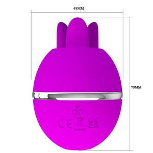 PRETTY LOVE - GEMINI BALL PURPLE ROUND SILICONE VIBRATOR PRETTY LOVE FLIRTATION