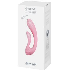 ADRIEN LASTIC - G-WAVE ДВОЙНОЙ ВИБРАТОР КРОЛИК РОЗОВЫЙ