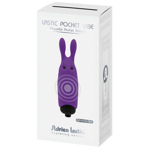 ADRIEN LASTIC - LASTIC КАРМАННЫЙ ФИОЛЕТОВЫЙ КРОЛИК ВИБРАТОР
