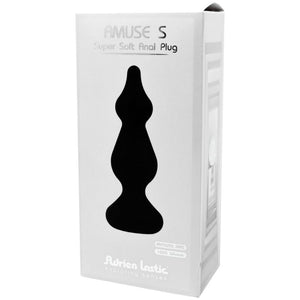 ADRIEN LASTIC - AMUSE ANAL PLUG SILICONE BLACK SIZE S ADRIEN LASTIC