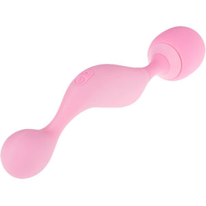 FEMINTIMĀTS - UNIVERSĀLĀ MASĀŽA SILIKONA VIBRATORS ROZĀ