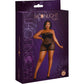 MOONLIGHT - МОДЕЛЬ 10 ПЛАТЬЕ ИЗ СЕТКИ ЧЕРНОГО ЦВЕТА PLUS SIZE