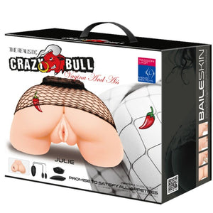 CRAZY BULL - VAGINA AND ANUS WITH REALISTIC MESH WITH VIBRATION CRAZY BULL