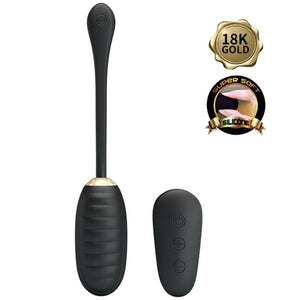 PRETTY LOVE - DOREEN LUXURY RECHARGEABLE VIBRATING EGG BLACK REMOTE CONTROL PRETTY LOVE SMART