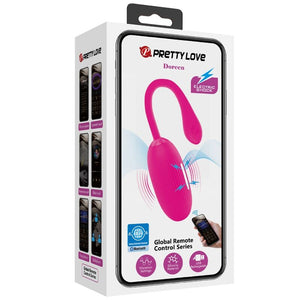 PRETTY LOVE - DOREEN RECHARGEABLE VIBRATING EGG MAGENTA REMOTE CONTROL PRETTY LOVE SMART
