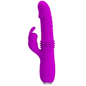 PRETTY LOVE - DOROTHY PURPLE RECHARGEABLE RABBIT VIBRATOR - LoveYou.lv