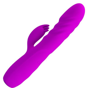 PRETTY LOVE - MELANIE PURPLE RECHARGEABLE RABBIT VIBRATOR PRETTY LOVE FLIRTATION