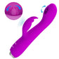 PRETTY LOVE — RACHEL ATKĀRTOTI UZLĀDĒJAMS VIBRATORS AR PURPURU PIECĪBU