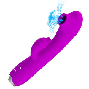 PRETTY LOVE - REGINA RECHARGEABLE VIBRATOR-SUCKER PURPLE PRETTY LOVE C-TYPE