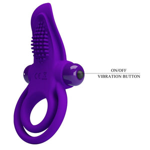 PRETTY LOVE - LILLAS VIBRATSEERIV peeniserõngas PRETTY LOVE MALE