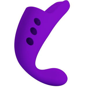 PRETTY LOVE - GORGON PURPLE RECHARGEABLE FINGER VIBRATOR PRETTY LOVE SMART