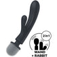 SATISFYER - TRIPLE LOVER RABBIT ВИБРАТОР-МАССАЖЕР РОЗОВЫЙ