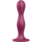 SATISFYER - ДВОЙНОЙ ШАРИК-R СИЛИКОНОВЫЙ ДИЛДО ГРАНАТ
