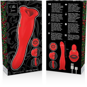 MIA - SIENA TRIPLE PLEASURE VIBRATING + BITING MIA