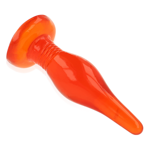 BAILE - RED SOFT TOUCH ANAL PLUG 14.2 CM - LoveYou.lv
