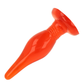 BAILE - RED SOFT TOUCH ANAL PLUG 14.2 CM - LoveYou.lv