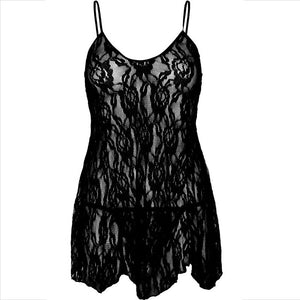 LEG AVENUE - CHEMISE FLOWER LACE LEG AVENUE CHEMISES