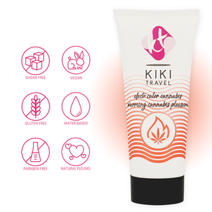 KIKÍ TRAVEL - CANNABIS HOT EFFECT LUBRIKANTS 50 ML
