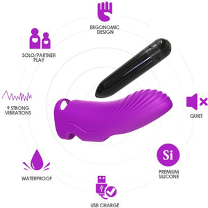 ARMONY - AURORA VIBRATOR FINGER FUCHSIA ARMONY VIBRATORS