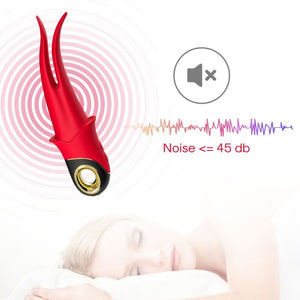 ARMONY - SHADOW VIBRATOR DOUBLE-HEAD TEASING RED ARMONY VIBRATORS