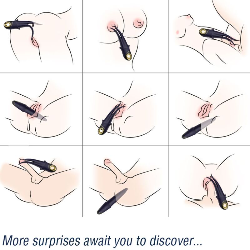 ARMONY - SHADOW VIBRATOR DOUBLE-HEAD TEASING BLUE ARMONY VIBRATORS