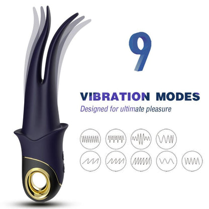 ARMONY - SHADOW VIBRATOR DOUBLE-HEAD TEASING BLUE ARMONY VIBRATORS