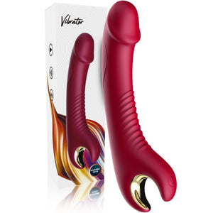 ARMONY - PRINCE DILDO VIBRATOR & ROTATOR RED ARMONY VIBRATORS