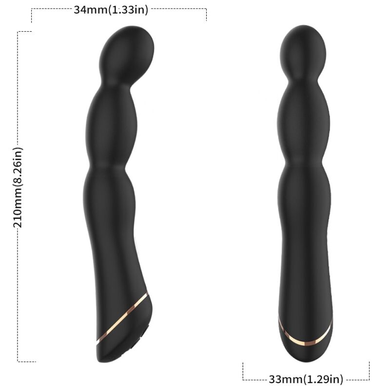 ARMONY - BAMBU VIBRATORS REGULĒJAMS MELNS