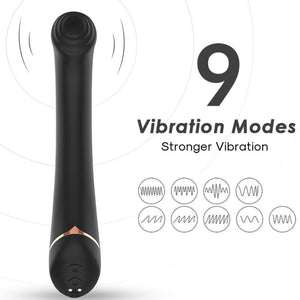 ARMONY - VIBRATOR FALT HEAD SILICONE BLACK ARMONY VIBRATORS
