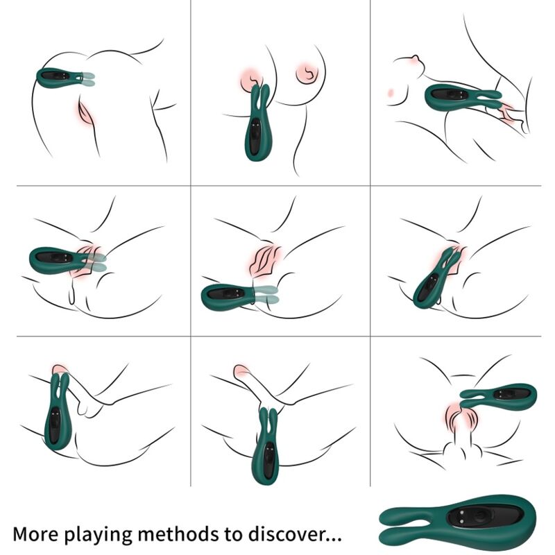 ARMONY - STIMULATOR & VIBRATOR RABBIT GREEN ARMONY STIMULATORS