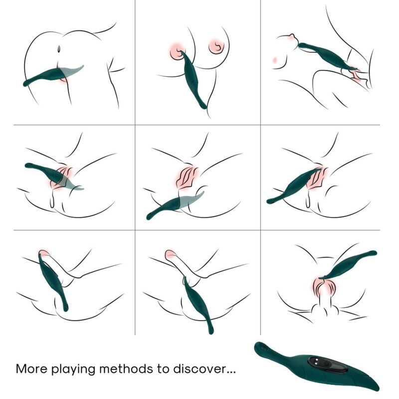 ARMONY - STIMULATOR & VIBRATOR LEAF GREEN ARMONY STIMULATORS