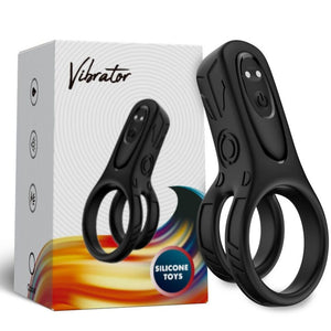 ARMONY - DOUBLE RING VIBRATOR BLACK ARMONY FOR HIM
