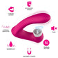 ARMONY — SECRETKISS LICKING VIBRATING CLIT &amp; VIBRATOR CURVED FUCHSIA