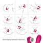 ARMONY — SECRETKISS LICKING VIBRATING CLIT &amp; VIBRATOR CURVED FUCHSIA