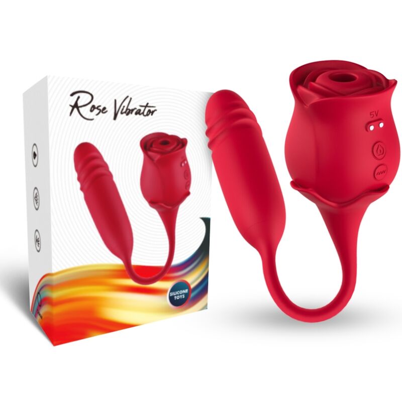 ARMONY — ROSEKNIGTH LICKING VIBRATING CLIT &amp; VIBRATOR RED