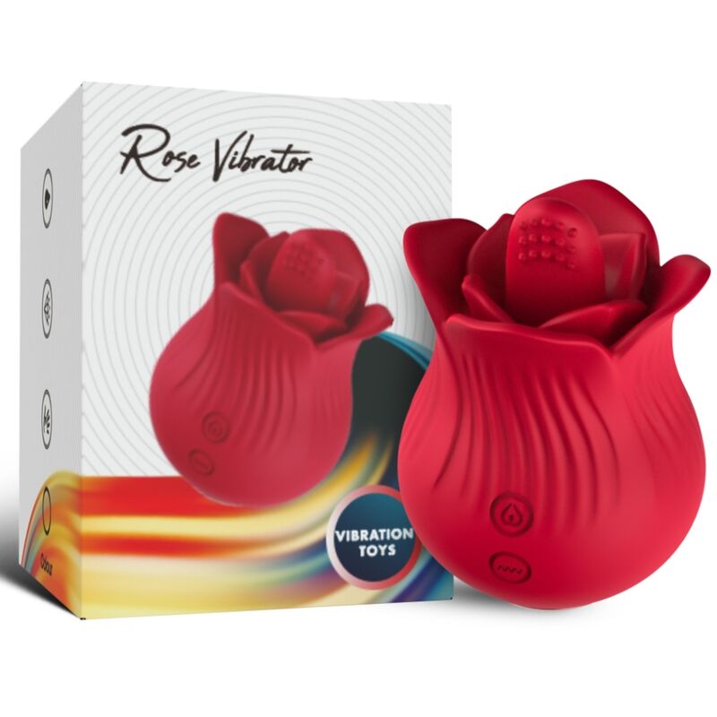 ARMONY - ROSE VIBRATOR &amp; STIMULATOR RED