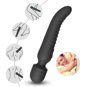 ARMONY - MISSION MASSAGER &amp; VIBRATOR HEAT EFECT BLACK
