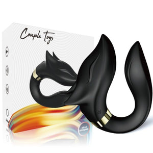 ARMONY - FOX VIBRATOR FOR COUPLES REMOTE CONTROL BLACK ARMONY FOR COUPLES