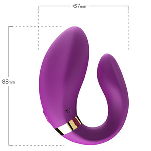 ARMONY - CRESCENT VIBRATOR FOR COUPLES REMOTE CONTROL PURPLE ARMONY FOR COUPLES
