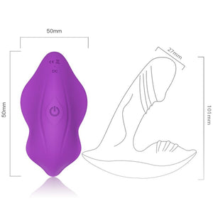 ARMONY — SVĒLES VIBRATORS IEPAZANS TĀLVADĪBAS PULTS PURPURA
