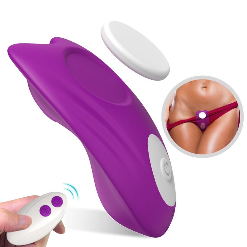 ARMONY - BUTTERFLY WEARABLE PANTIES VIBRATOR REMOTE CONTROL PURPLE ARMONY WEARABLES