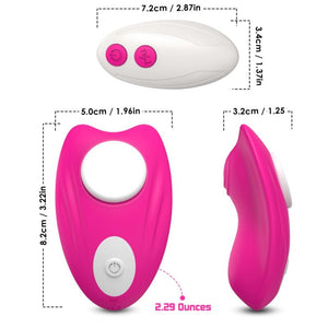 ARMONY — BUTTERFLY VALKĀMAS BIKSES, VIBRATORS TĀLVADĪBAS PULTS ROZĀ